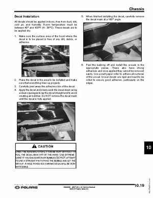 2007-2011 Polaris IQ Snowmobiles Service Manual, Page 459