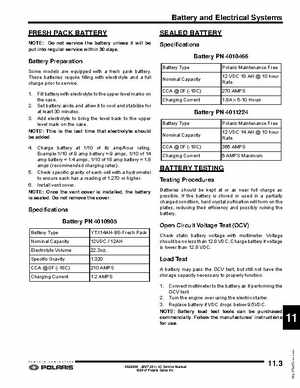 2007-2011 Polaris IQ Snowmobiles Service Manual, Page 463