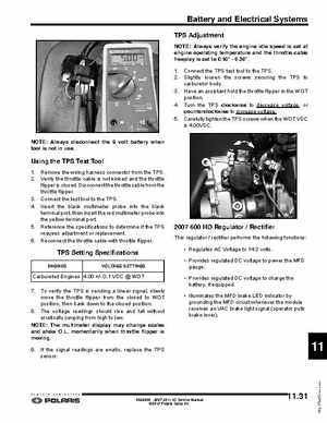 2007-2011 Polaris IQ Snowmobiles Service Manual, Page 491