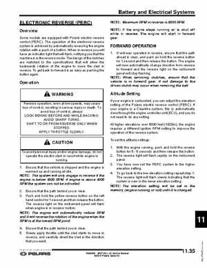 2007-2011 Polaris IQ Snowmobiles Service Manual, Page 495