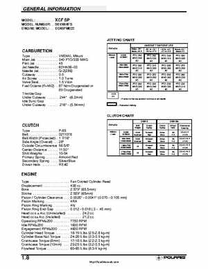 Polaris 2001 High-Performance Snowmobile Service Manual (PN 9916690), Page 13