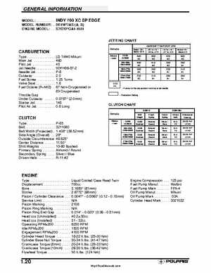 Polaris 2001 High-Performance Snowmobile Service Manual (PN 9916690), Page 25