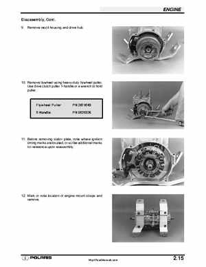 Polaris 2001 High-Performance Snowmobile Service Manual (PN 9916690), Page 70