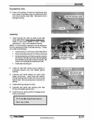 Polaris 2001 High-Performance Snowmobile Service Manual (PN 9916690), Page 72