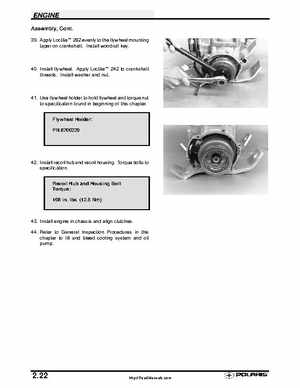 Polaris 2001 High-Performance Snowmobile Service Manual (PN 9916690), Page 77
