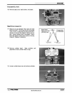 Polaris 2001 High-Performance Snowmobile Service Manual (PN 9916690), Page 86
