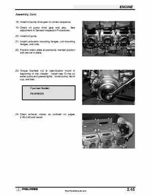Polaris 2001 High-Performance Snowmobile Service Manual (PN 9916690), Page 100