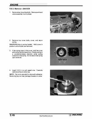 Polaris 2001 High-Performance Snowmobile Service Manual (PN 9916690), Page 101