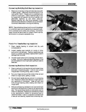 Polaris 2001 High-Performance Snowmobile Service Manual (PN 9916690), Page 108