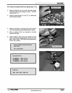 Polaris 2001 High-Performance Snowmobile Service Manual (PN 9916690), Page 116