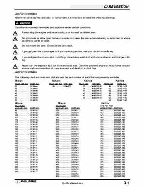 Polaris 2001 High-Performance Snowmobile Service Manual (PN 9916690), Page 126