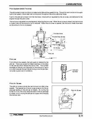 Polaris 2001 High-Performance Snowmobile Service Manual (PN 9916690), Page 136