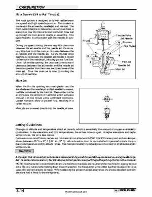 Polaris 2001 High-Performance Snowmobile Service Manual (PN 9916690), Page 139