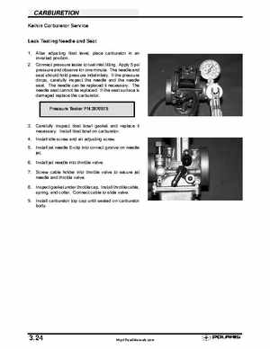 Polaris 2001 High-Performance Snowmobile Service Manual (PN 9916690), Page 149