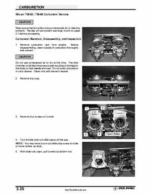 Polaris 2001 High-Performance Snowmobile Service Manual (PN 9916690), Page 151