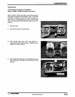 Polaris 2001 High-Performance Snowmobile Service Manual (PN 9916690), Page 156