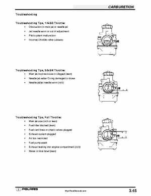 Polaris 2001 High-Performance Snowmobile Service Manual (PN 9916690), Page 170