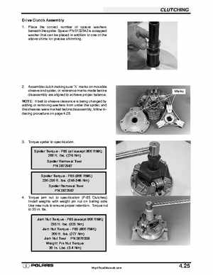 Polaris 2001 High-Performance Snowmobile Service Manual (PN 9916690), Page 196