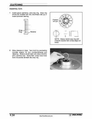 Polaris 2001 High-Performance Snowmobile Service Manual (PN 9916690), Page 205