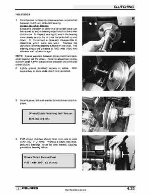 Polaris 2001 High-Performance Snowmobile Service Manual (PN 9916690), Page 206