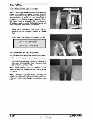 Polaris 2001 High-Performance Snowmobile Service Manual (PN 9916690), Page 213