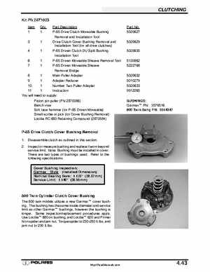 Polaris 2001 High-Performance Snowmobile Service Manual (PN 9916690), Page 214
