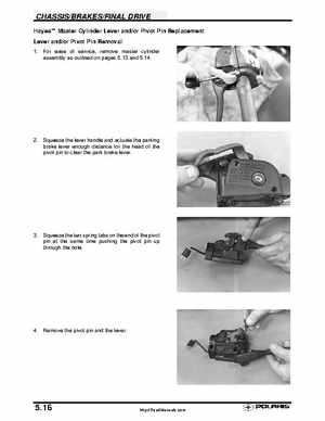 Polaris 2001 High-Performance Snowmobile Service Manual (PN 9916690), Page 238