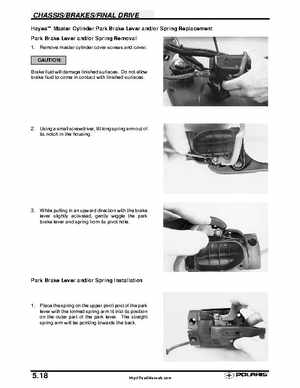 Polaris 2001 High-Performance Snowmobile Service Manual (PN 9916690), Page 240