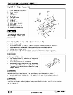 Polaris 2001 High-Performance Snowmobile Service Manual (PN 9916690), Page 244