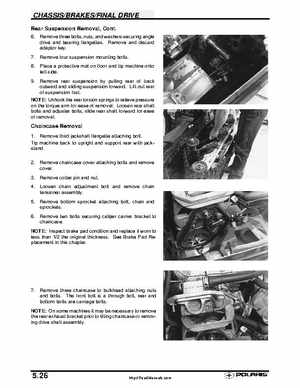 Polaris 2001 High-Performance Snowmobile Service Manual (PN 9916690), Page 248