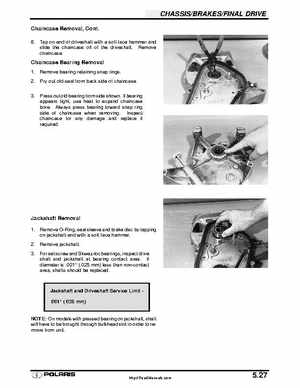Polaris 2001 High-Performance Snowmobile Service Manual (PN 9916690), Page 249