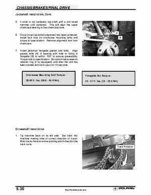 Polaris 2001 High-Performance Snowmobile Service Manual (PN 9916690), Page 252