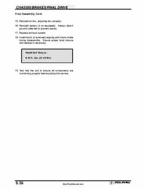 Polaris 2001 High-Performance Snowmobile Service Manual (PN 9916690), Page 258