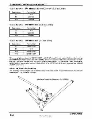 Polaris 2001 High-Performance Snowmobile Service Manual (PN 9916690), Page 263