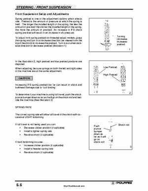 Polaris 2001 High-Performance Snowmobile Service Manual (PN 9916690), Page 265