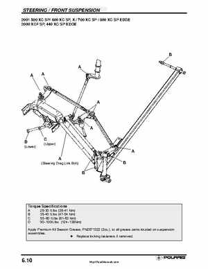 Polaris 2001 High-Performance Snowmobile Service Manual (PN 9916690), Page 269