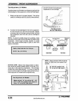 Polaris 2001 High-Performance Snowmobile Service Manual (PN 9916690), Page 279