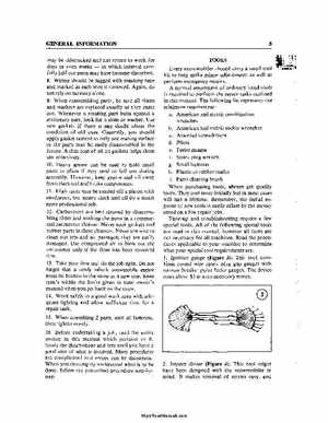 1970-1979 Ski-Doo Snowmobiles Service Manual, Page 12