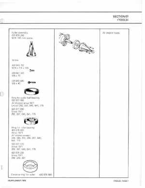 1979 Ski-Doo Supplementary Shop Manual, Page 189