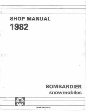 1982 Ski-Doo Shop Manual, Page 1