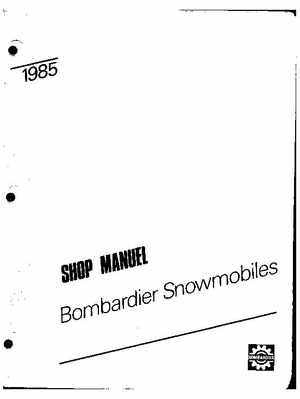 1985 Ski-Doo snowmobile Service Manual, Page 2