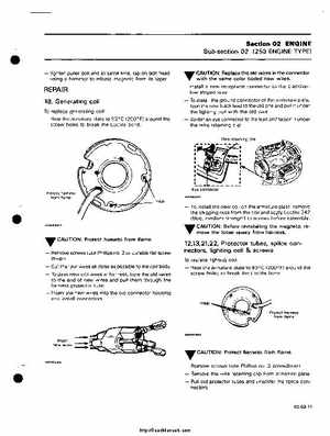 1985 Ski-Doo snowmobile Service Manual, Page 47