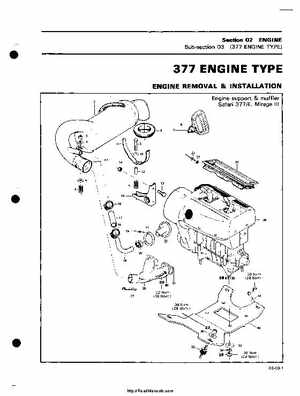 1985 Ski-Doo snowmobile Service Manual, Page 54