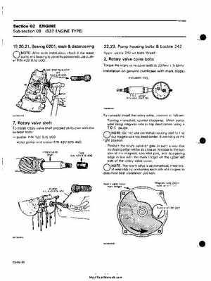 1985 Ski-Doo snowmobile Service Manual, Page 196
