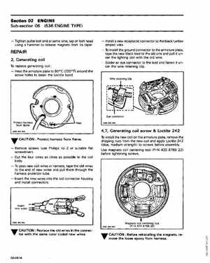 1989 Ski-Doo Repair Manual, Page 158