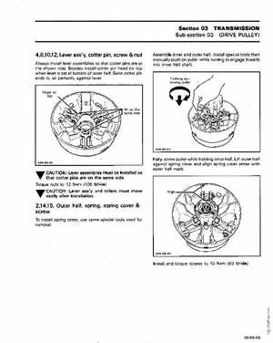 1989 Ski-Doo Repair Manual, Page 278