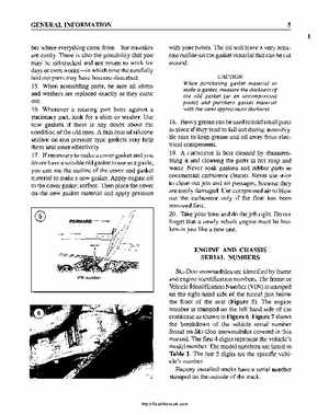 1990-1995 Ski-Doo Snowmobile Shop Manual, Page 15