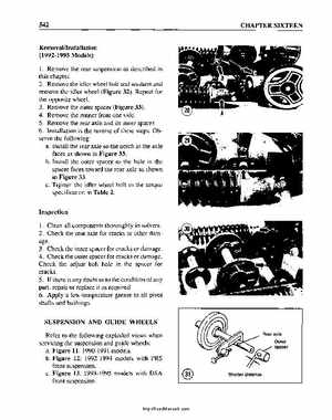 1990-1995 Ski-Doo Snowmobile Shop Manual, Page 502