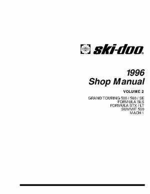 1996 Ski-Doo Shop Manual, Volume 2, Page 2