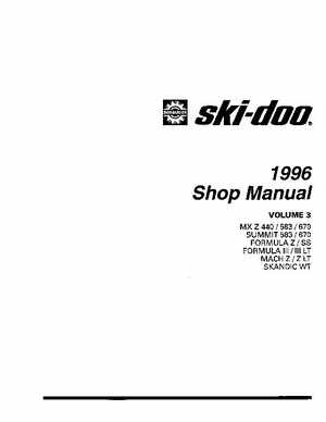 1996 Ski-Doo Shop Manual, Volume 3, Page 2